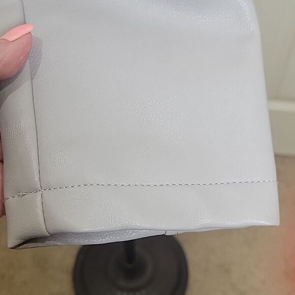 BAGATELLE Gray Faux Leather Motocycle Jacket Size Medium - Picture 3 of 10